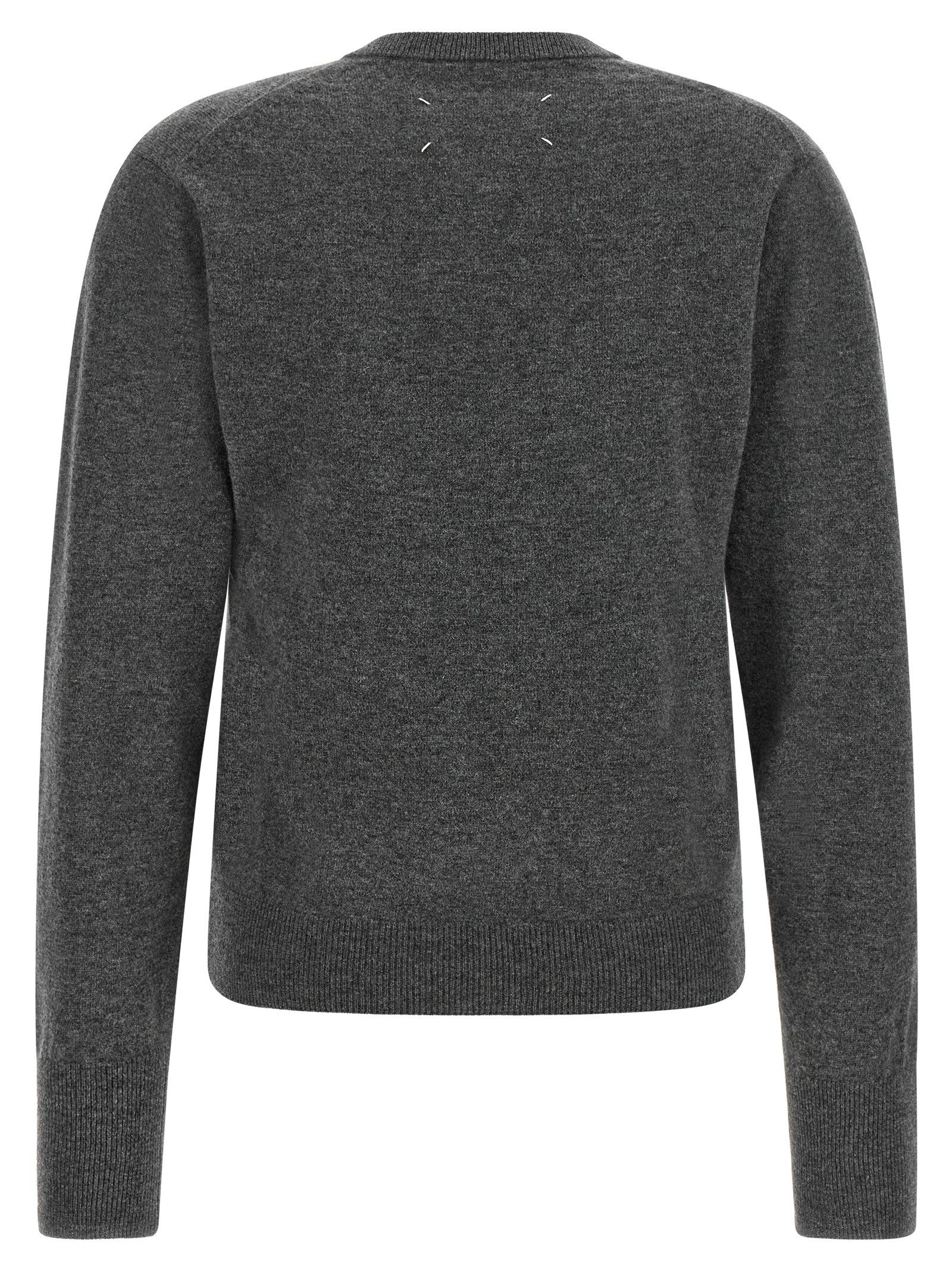 Maison Margiela Twist Wool Sweater Grey
