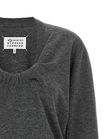 Maison Margiela Twist Wool Sweater Grey