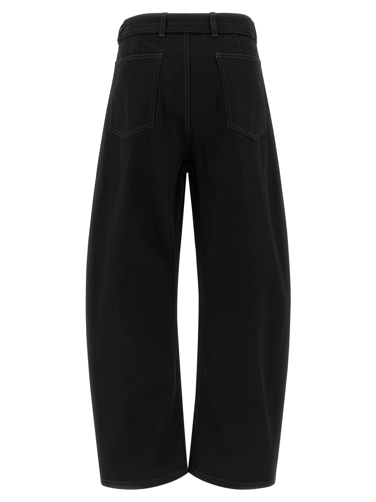 Lemaire Twisted Belted Jeans Black, view 2
