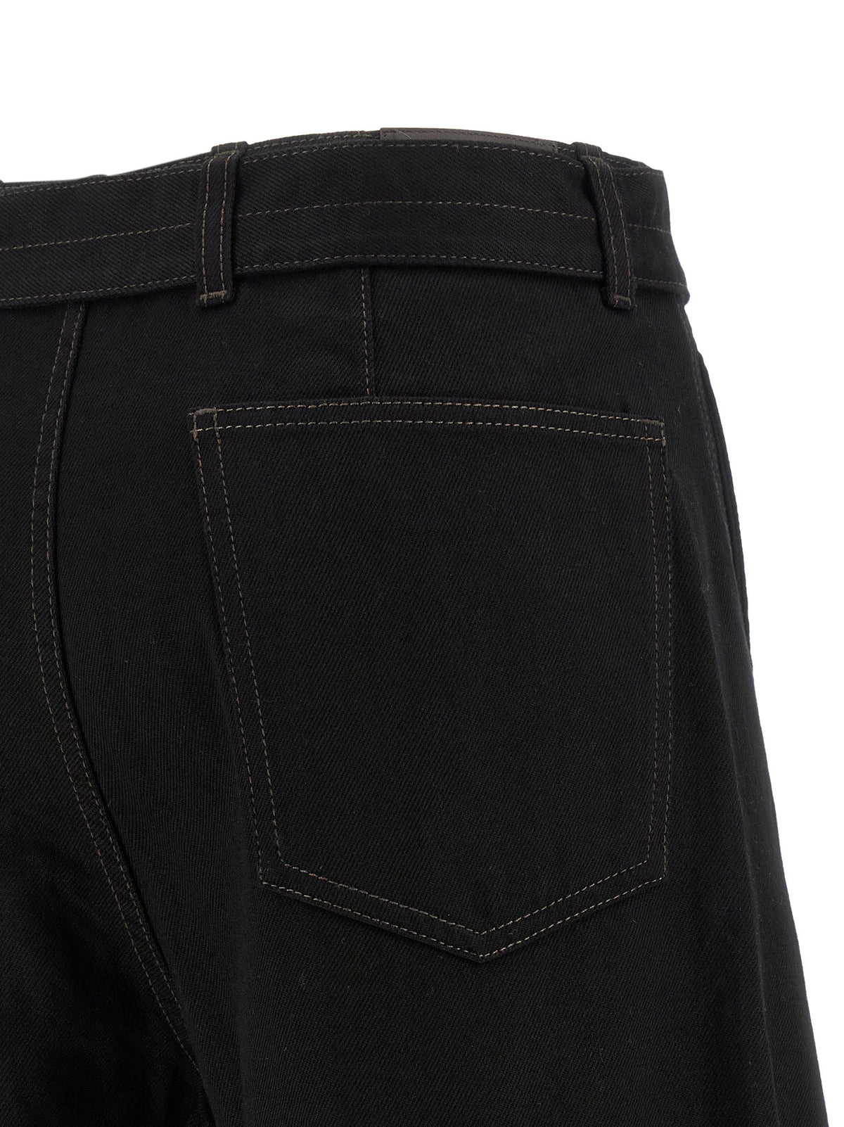 Lemaire Twisted Belted Jeans Black, view 4