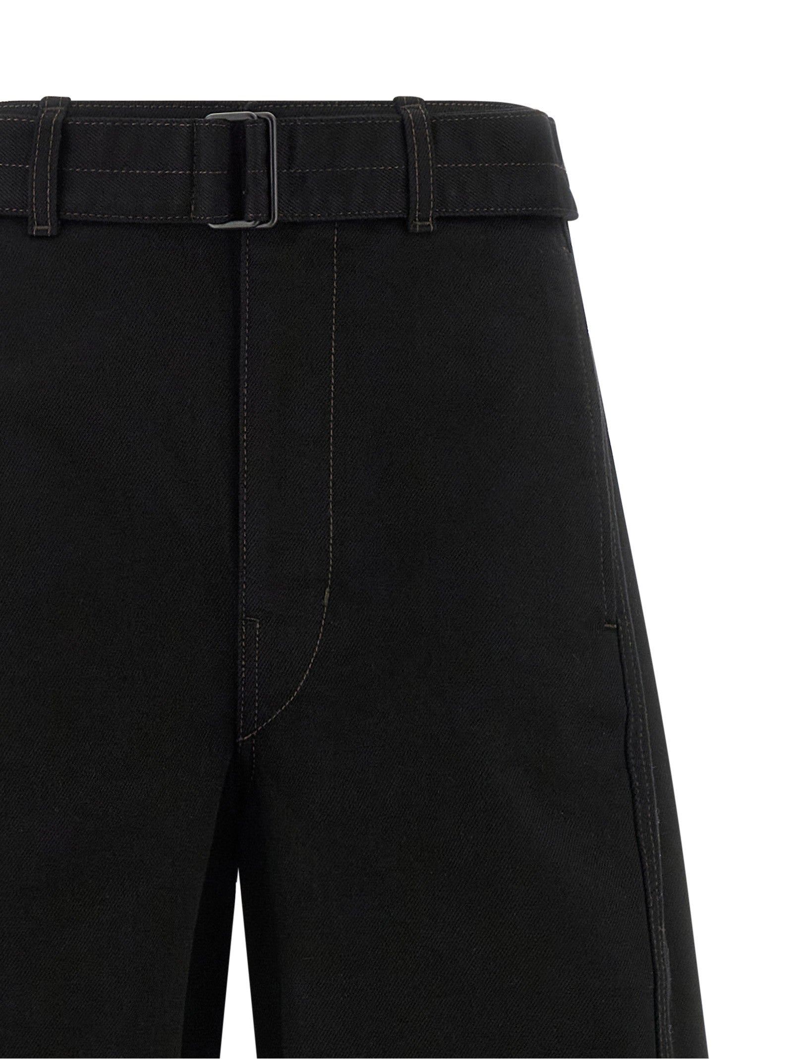Lemaire Twisted Belted Jeans Black