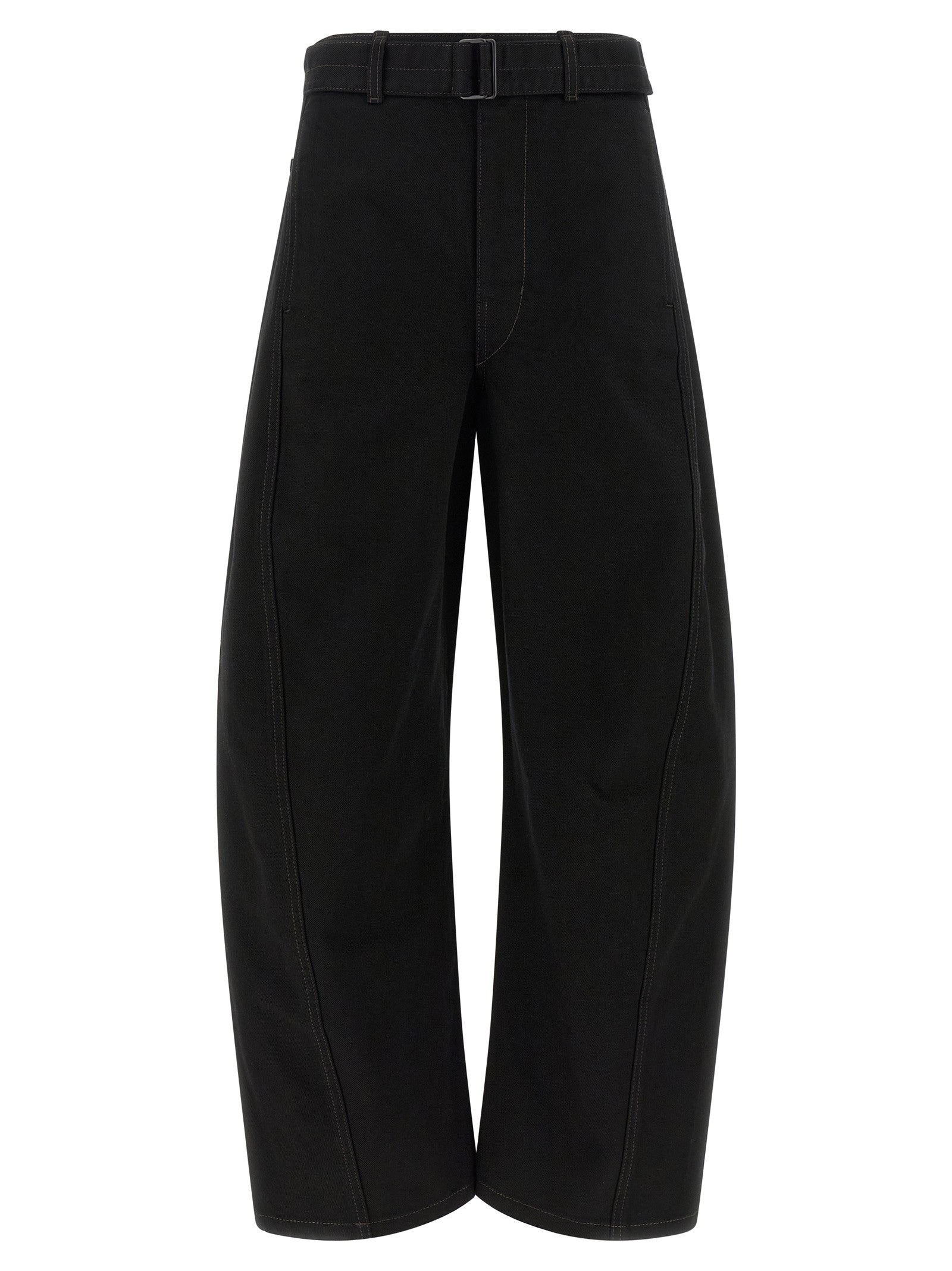 Lemaire Twisted Belted Jeans Black