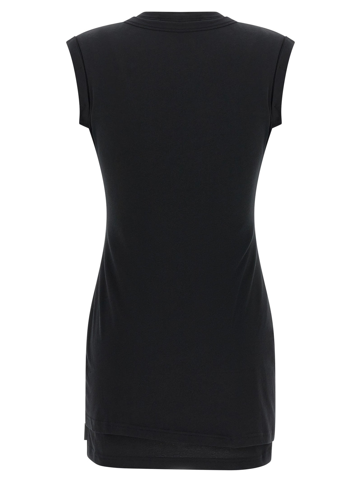 alexanderwang Twisted Bust Layered Dress Black