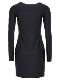 Coperni Twisted Cut Out Dress Black