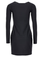 Coperni Twisted Cut Out Dress Black, view 2
