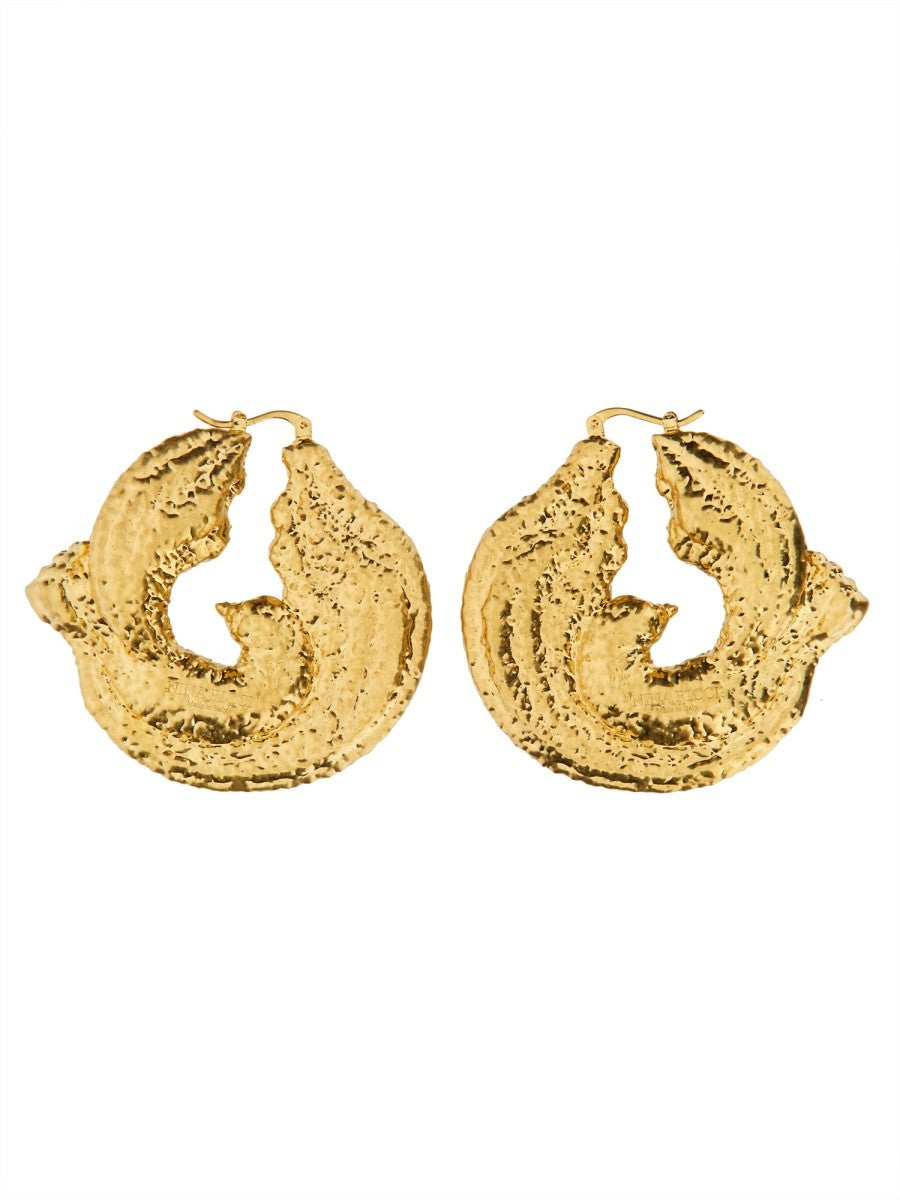Nina Ricci Women's Twisted Earrings Gold Nina Ricci
