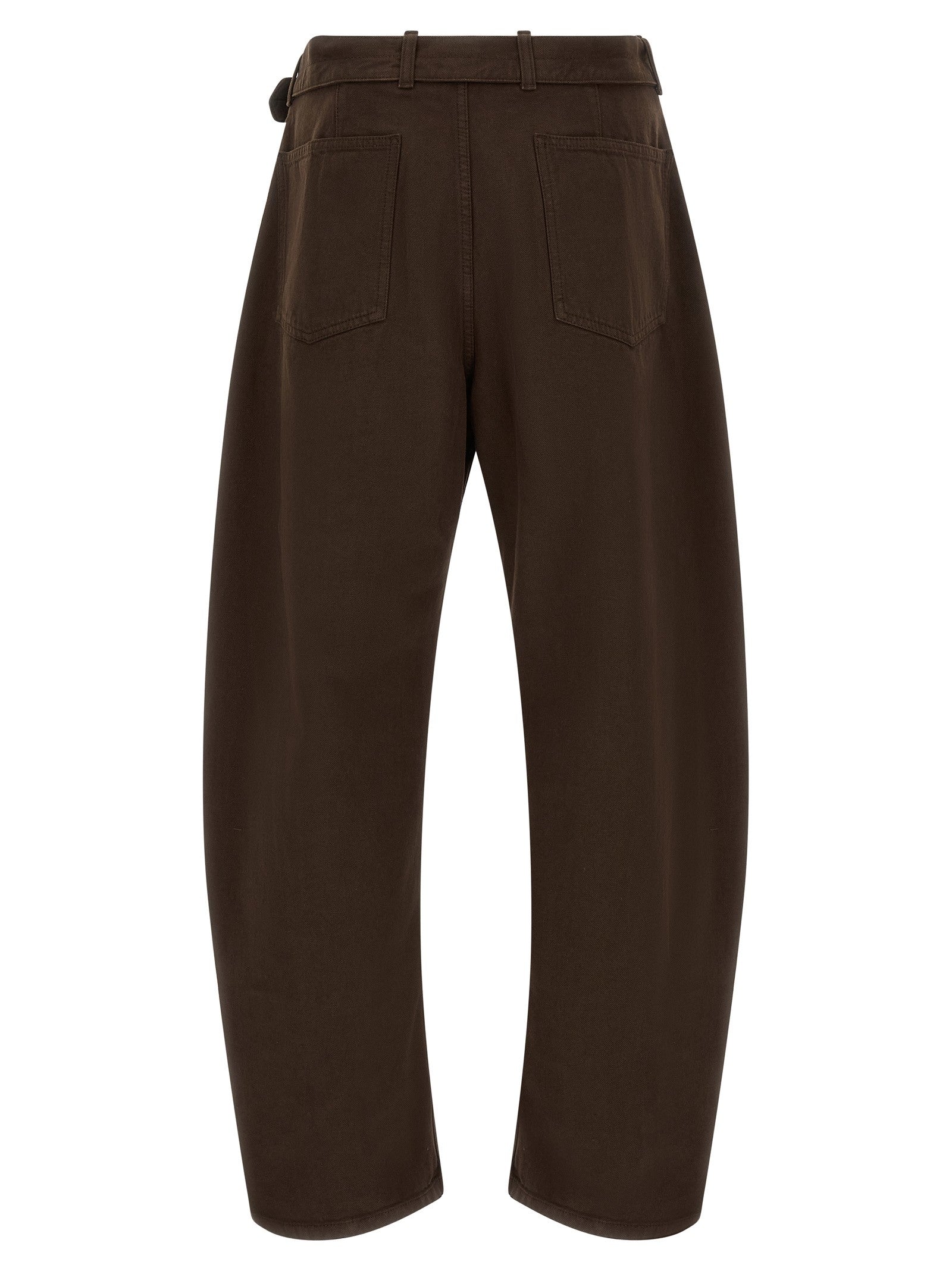 Lemaire Twisted Pants Brown