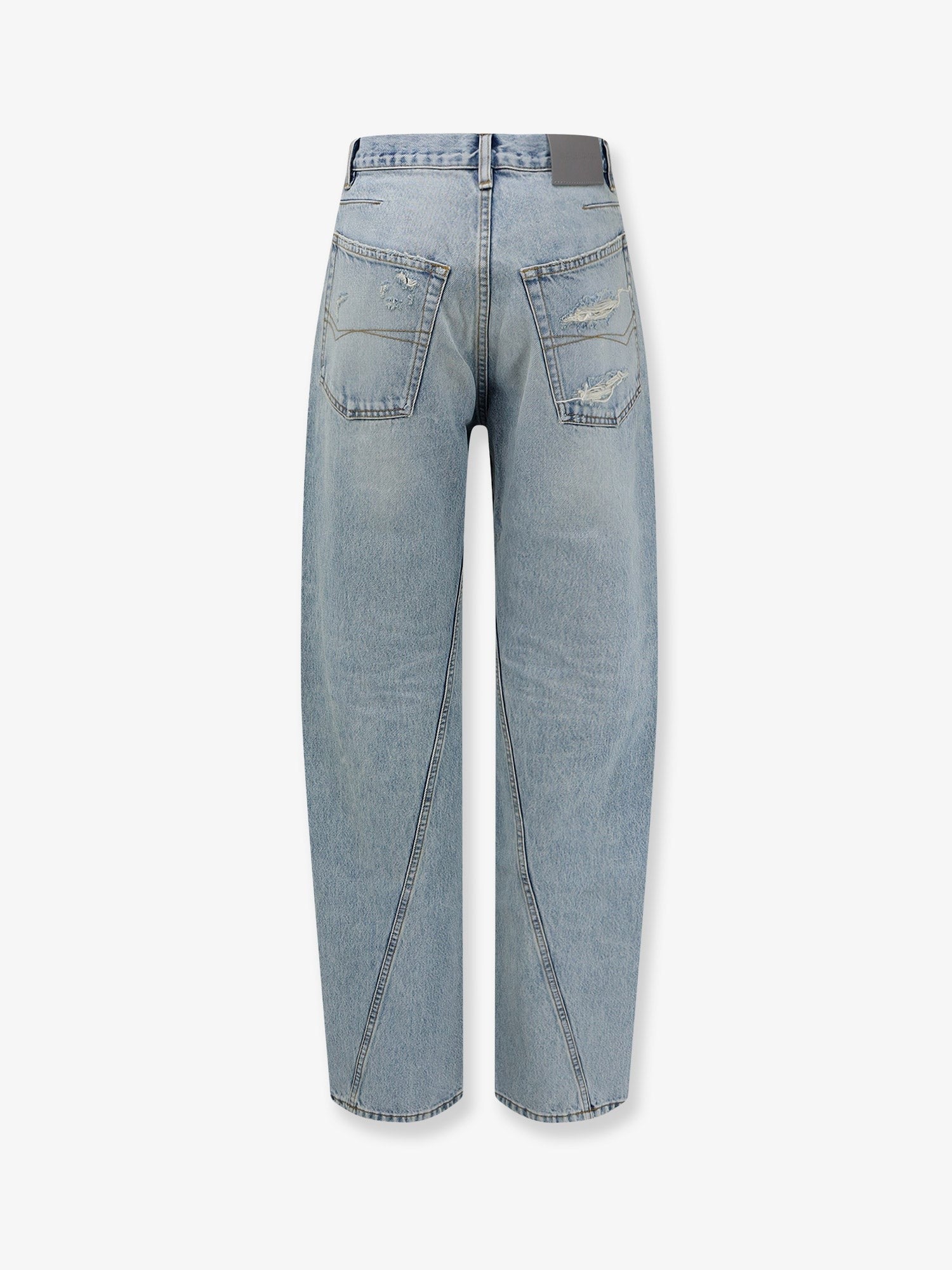 Balenciaga Women's Twisted Seam Jeans Blue