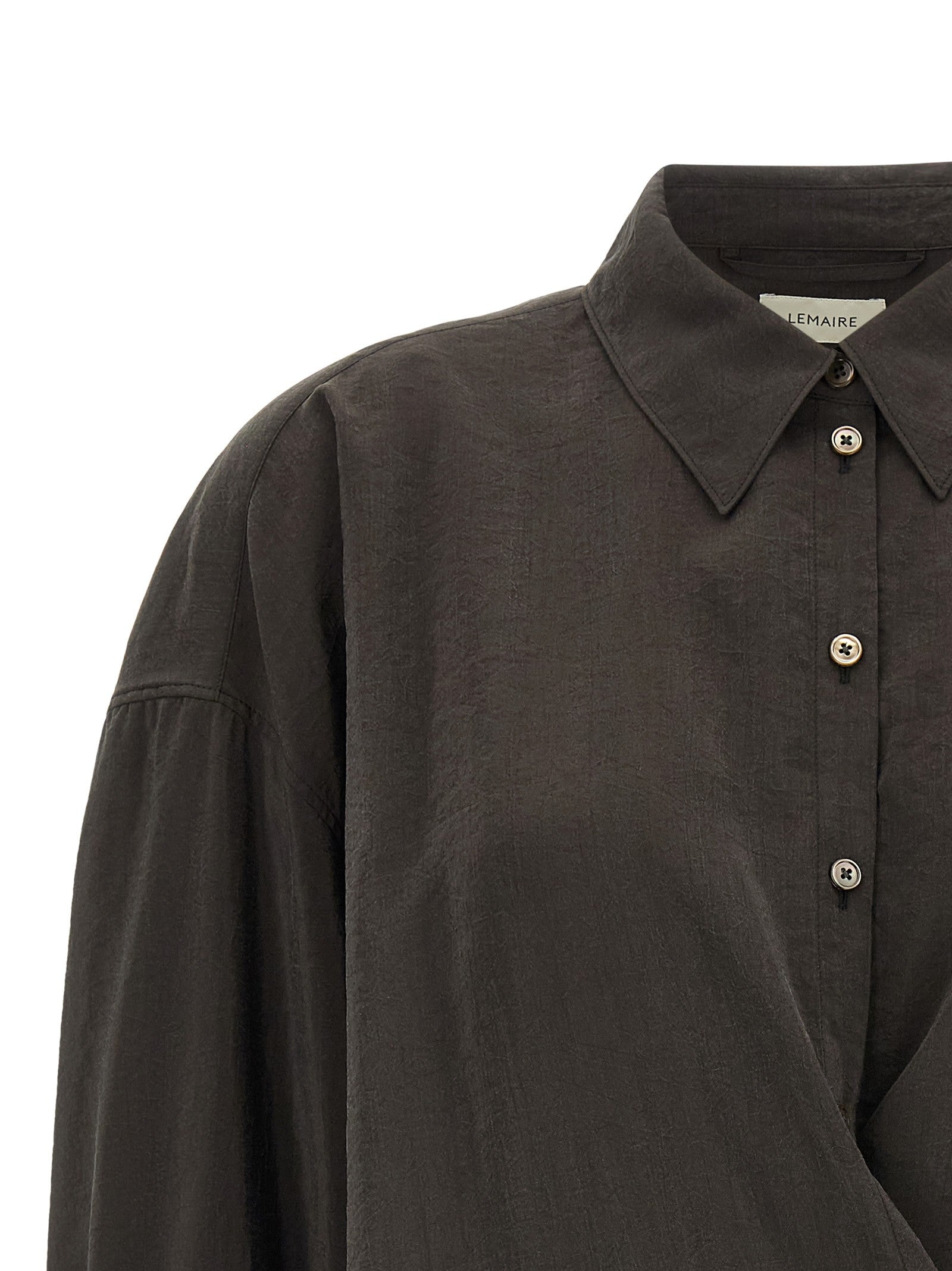 Lemaire Twisted Shirt Black