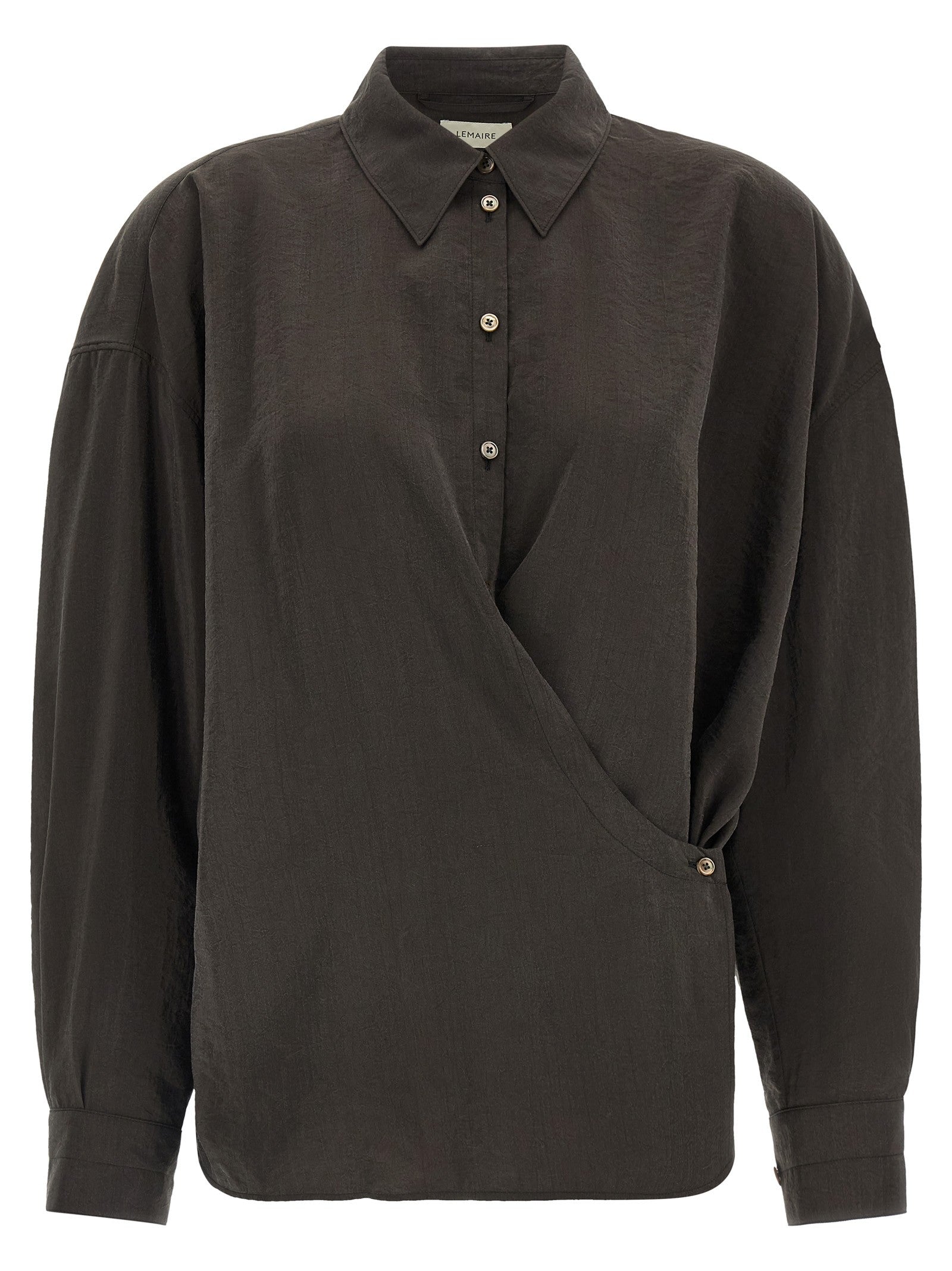 Lemaire Twisted Shirt Black