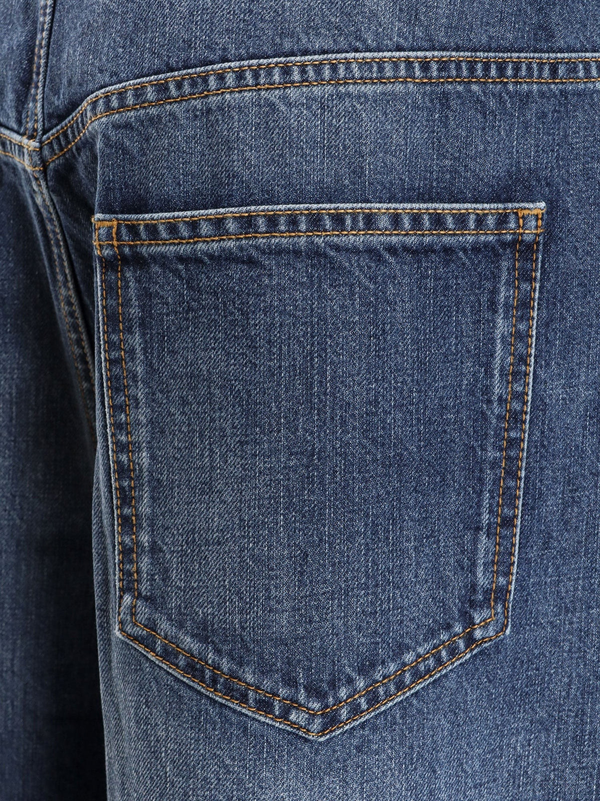 Givenchy Men's Twisted Stone Washed Denim Jeans Blue, view 5