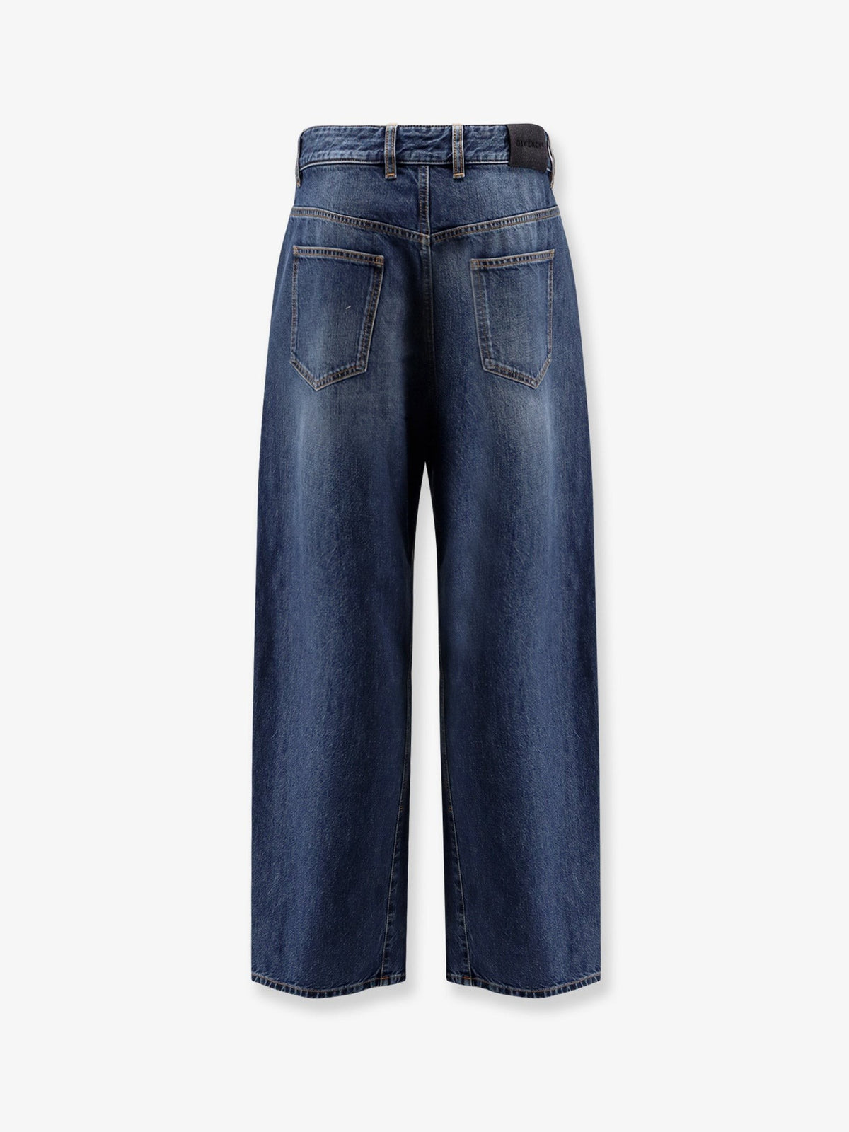Givenchy Men's Twisted Stone Washed Denim Jeans Blue, view 4