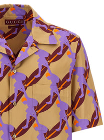 Gucci Twisted Surf Shirt Gold