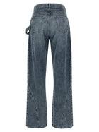 JW Anderson Twisted Workwear Jeans Blue, view 2