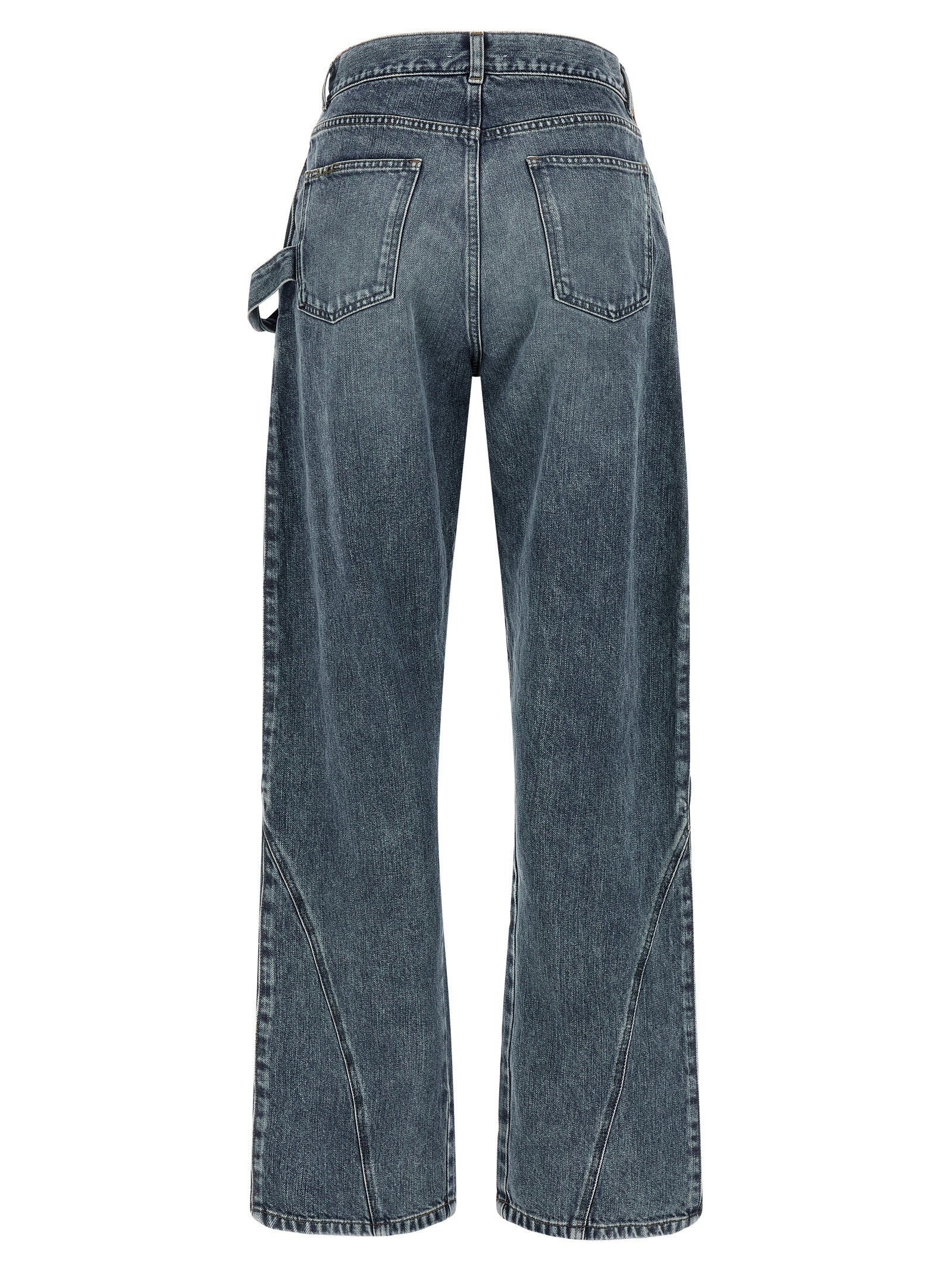 JW Anderson Twisted Workwear Jeans Blue