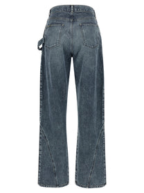 JW Anderson Twisted Workwear Jeans Blue