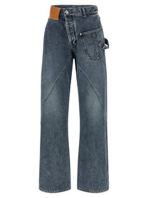 JW Anderson Twisted Workwear Jeans Blue