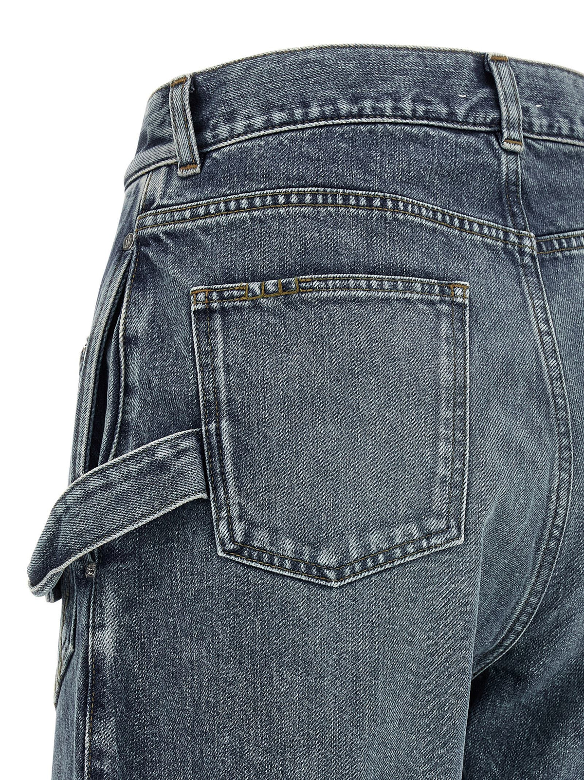 JW Anderson Twisted Workwear Jeans Blue, view 4
