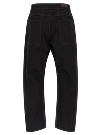 Lemaire Twisted Workwear Jeans Black