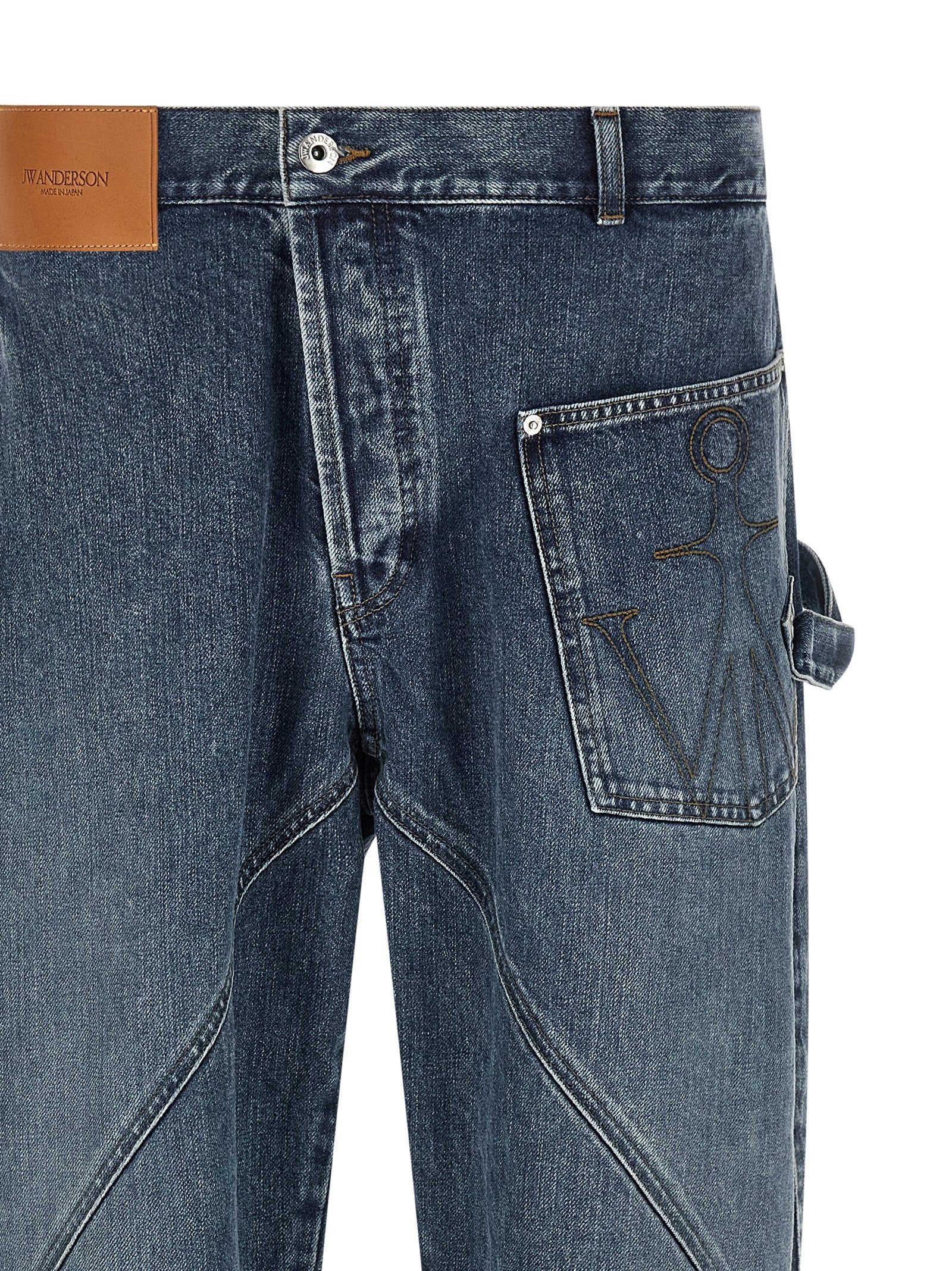 JW Anderson Twisted Workwear Jeans Blue