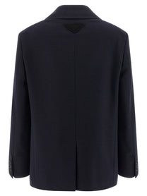 Prada Two Button Blazer Blue