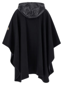 Moncler Two Material Cape Blue