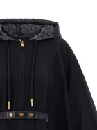 Moncler Two Material Cape Blue, view 4