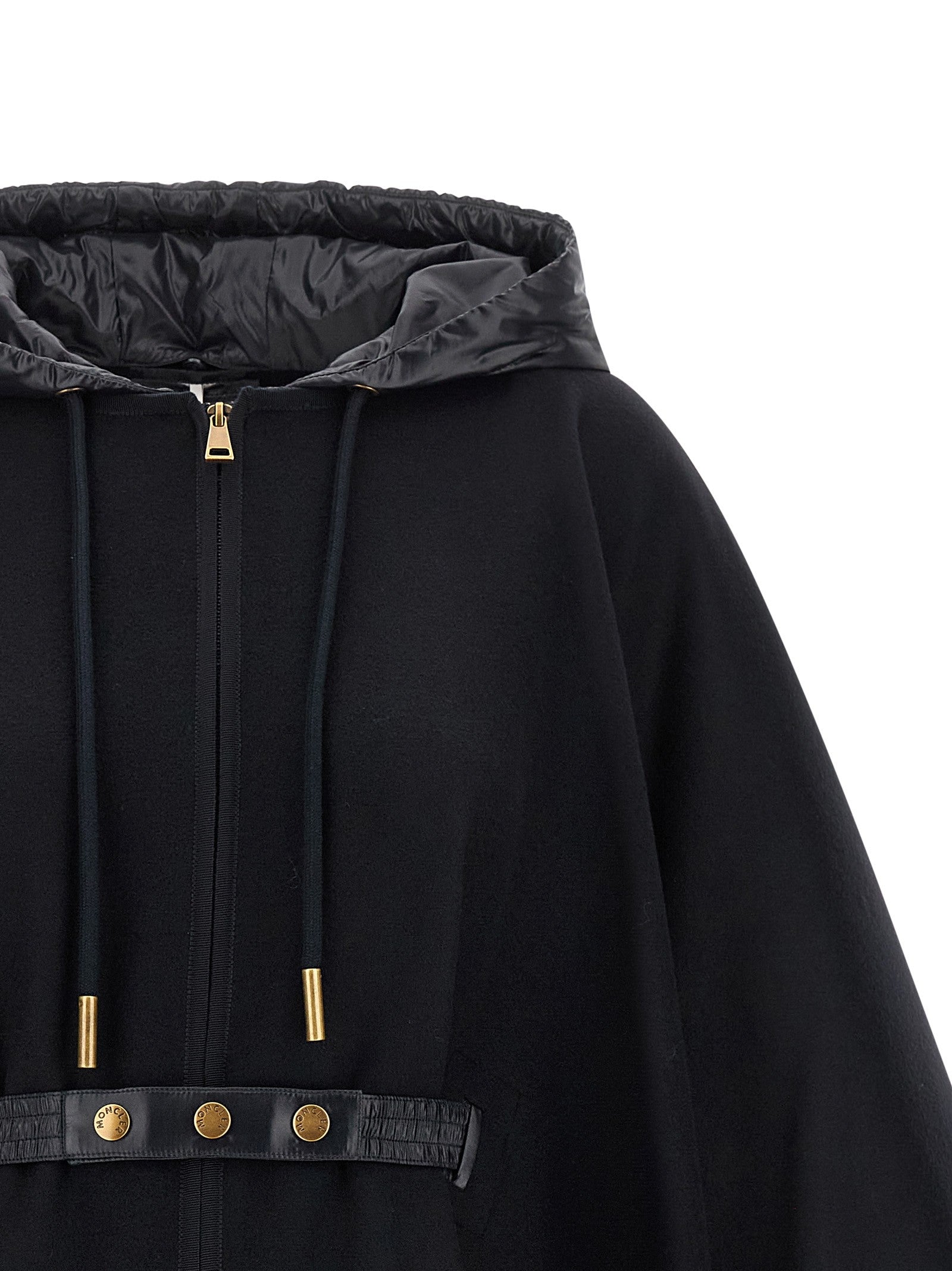 Moncler Two Material Cape Blue