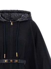 Moncler Two Material Cape Blue