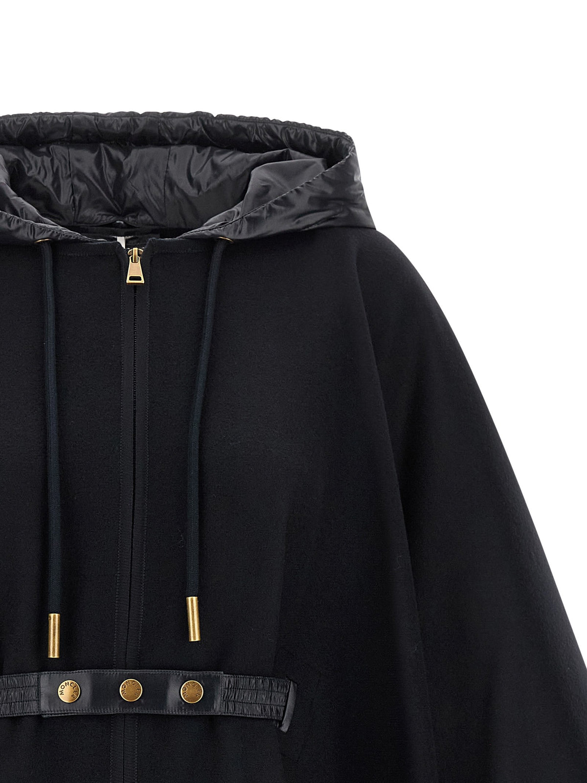 Moncler Two Material Cape Blue, view 4