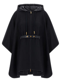 Moncler Two Material Cape Blue