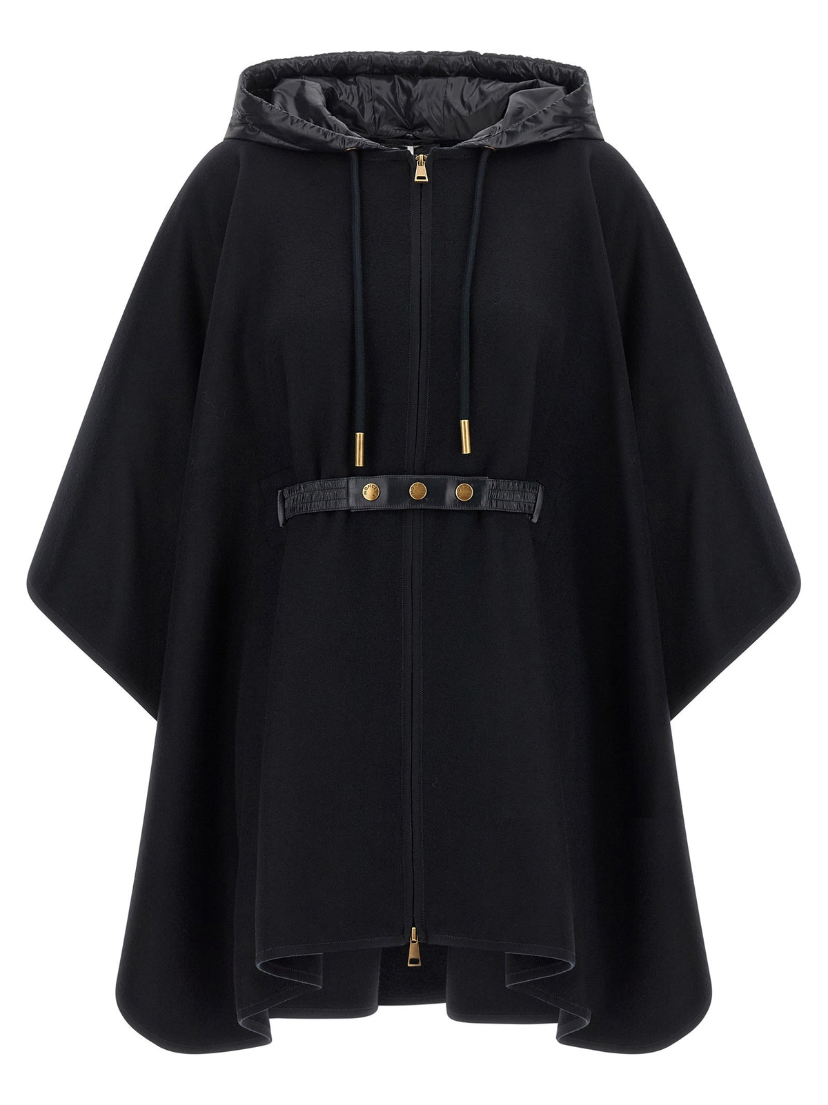 Moncler Two Material Cape Blue