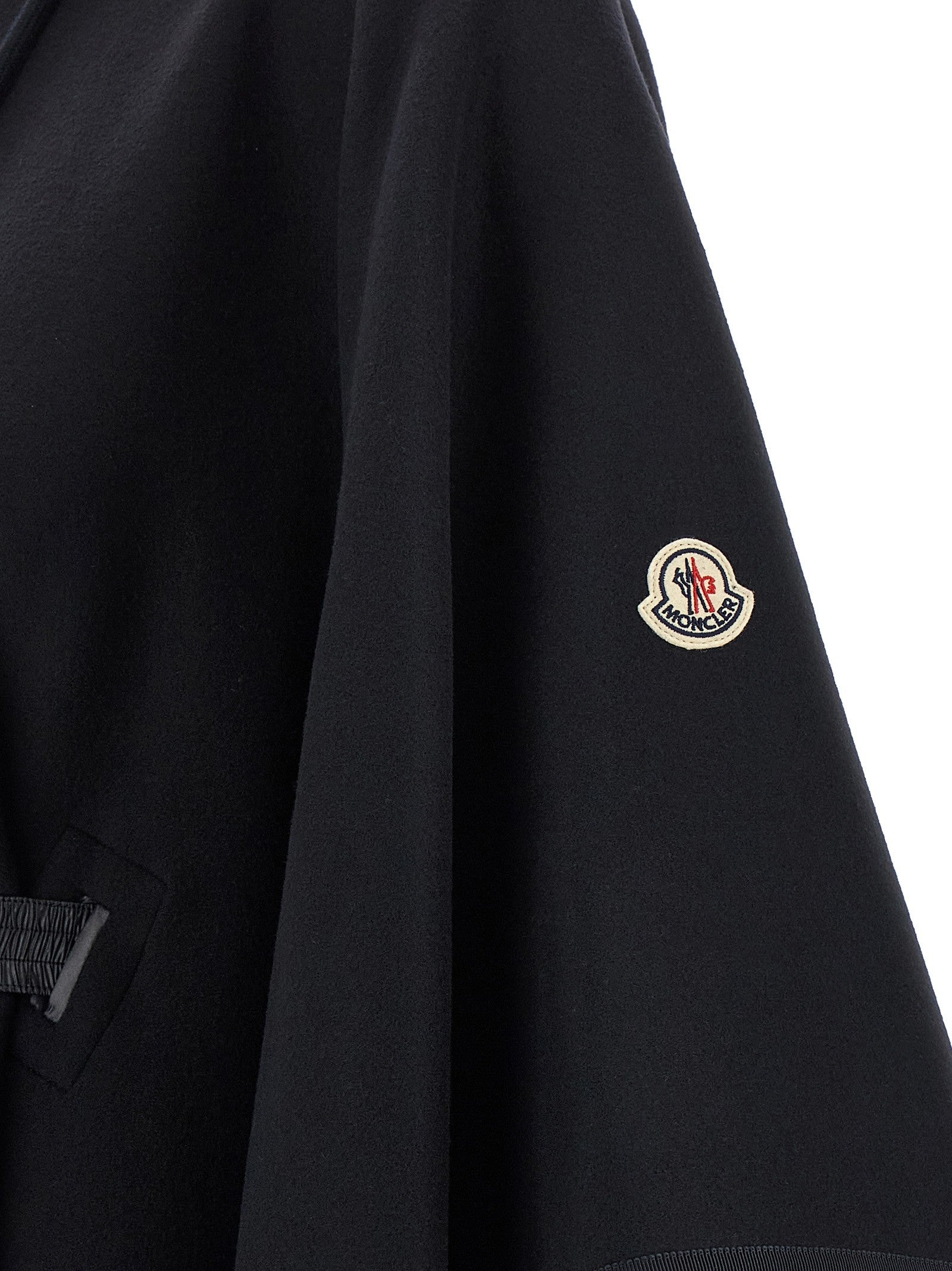 Moncler Two Material Cape Blue