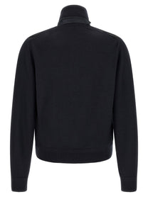 Tom Ford Two Material Cardigan Blue