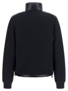 Moncler Two Material Padded Cardigan Blue, view 2