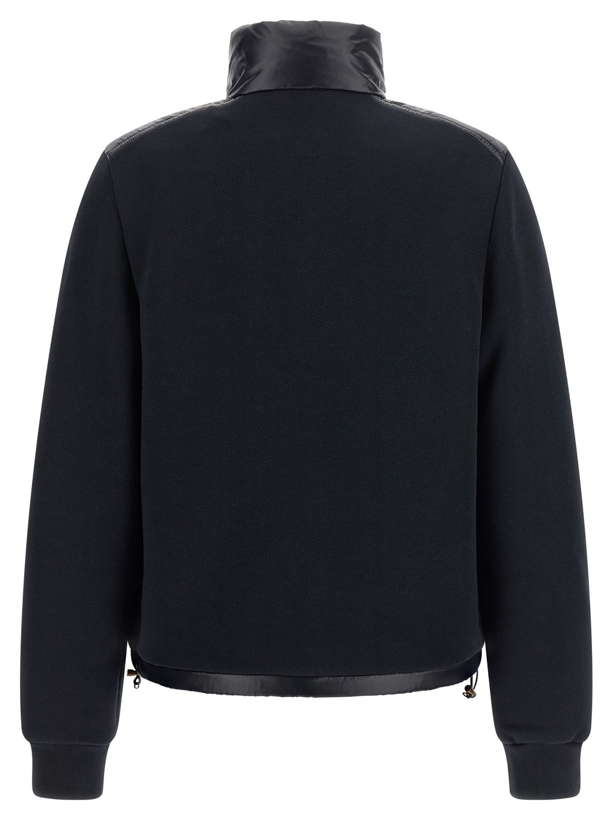 Moncler Two Material Padded Cardigan Blue, view 2