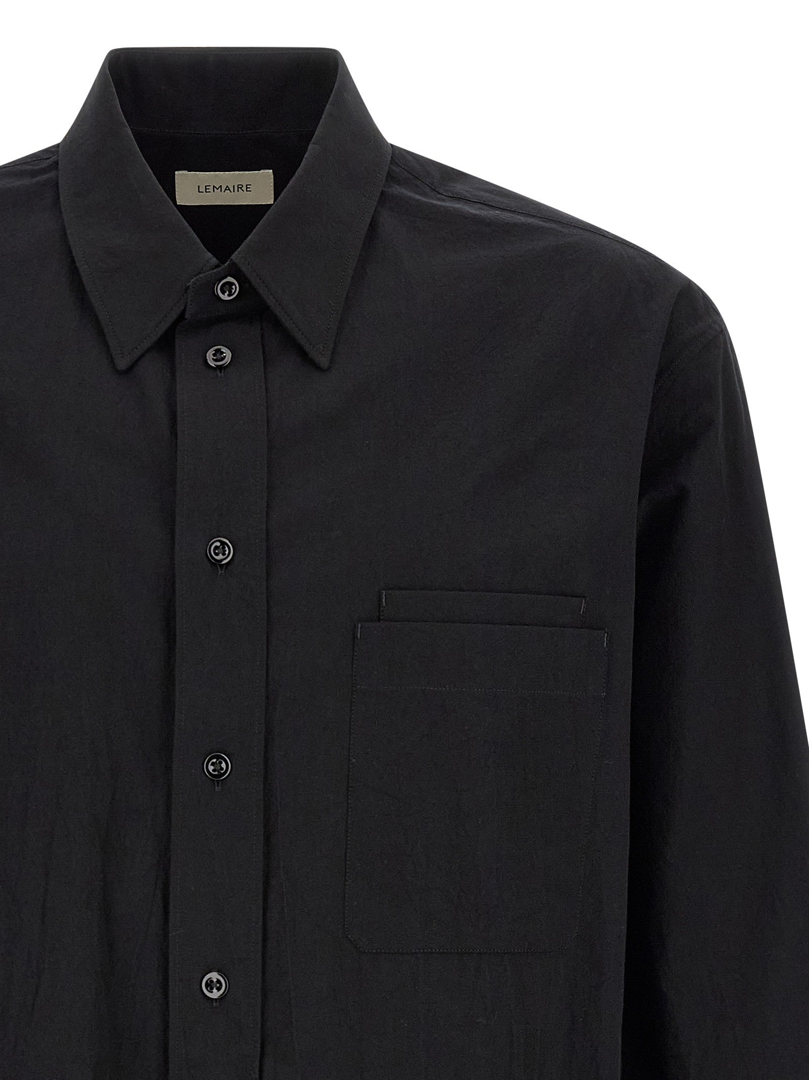 Lemaire Two Pocket Shirt Black