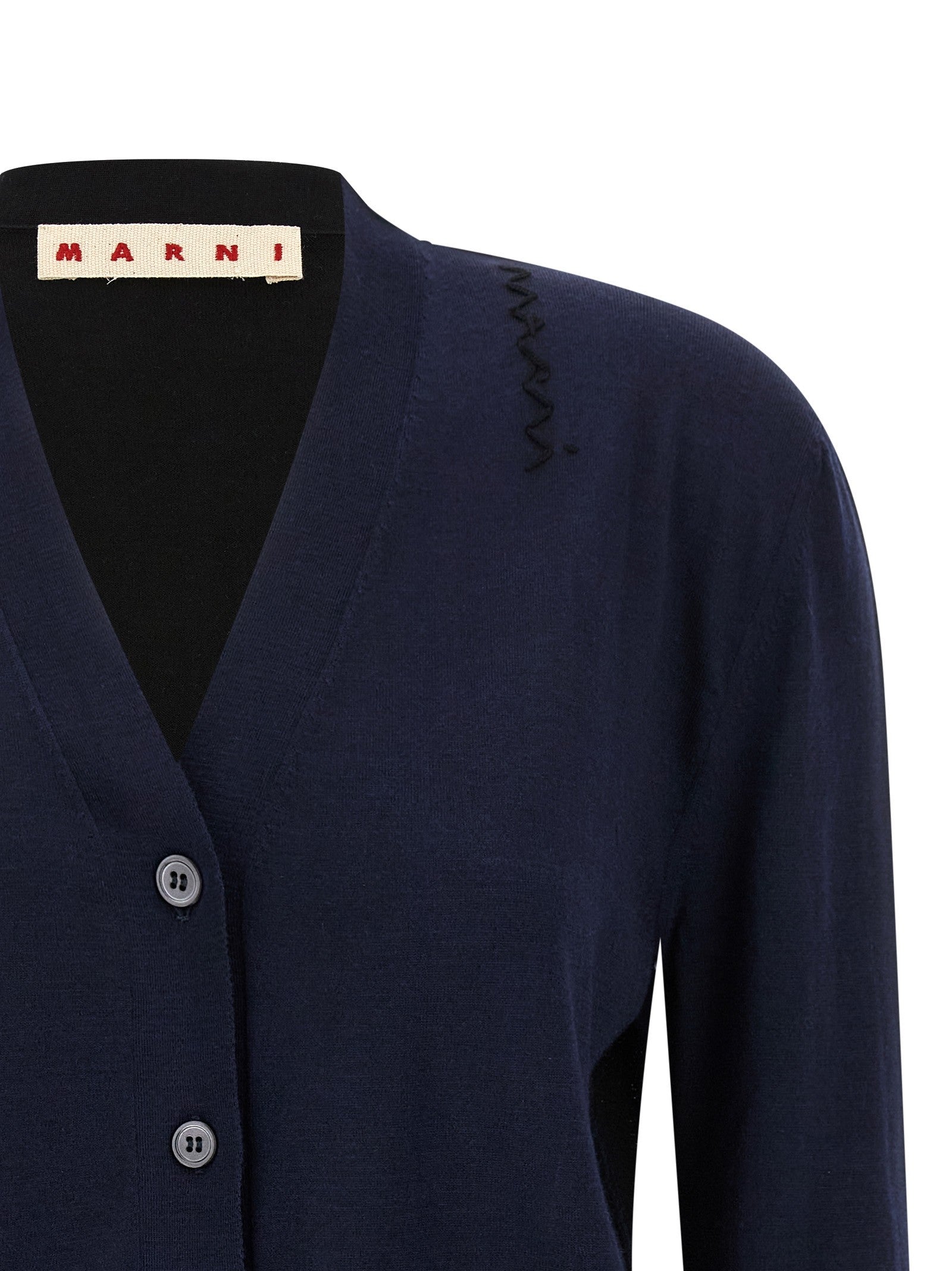 Marni Two Tone Cardigan Gold