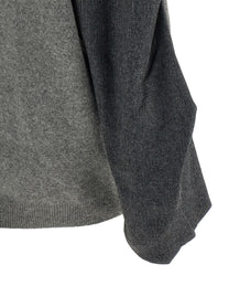 Nude Lucy Two Tone Sleeve Sweater Grey
