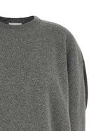 Nude Lucy Two Tone Sleeve Sweater Grey, view 3