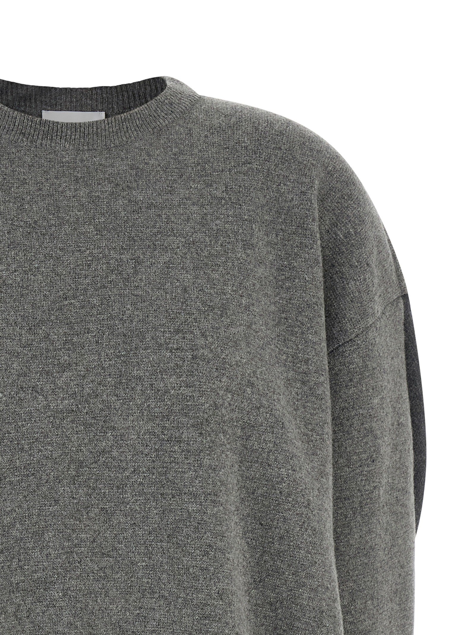 Nude Lucy Two Tone Sleeve Sweater Grey