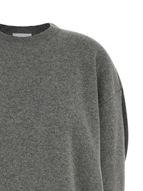 Nude Lucy Two Tone Sleeve Sweater Grey