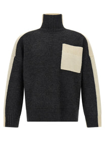 JW Anderson Two Tone Sweater Grey