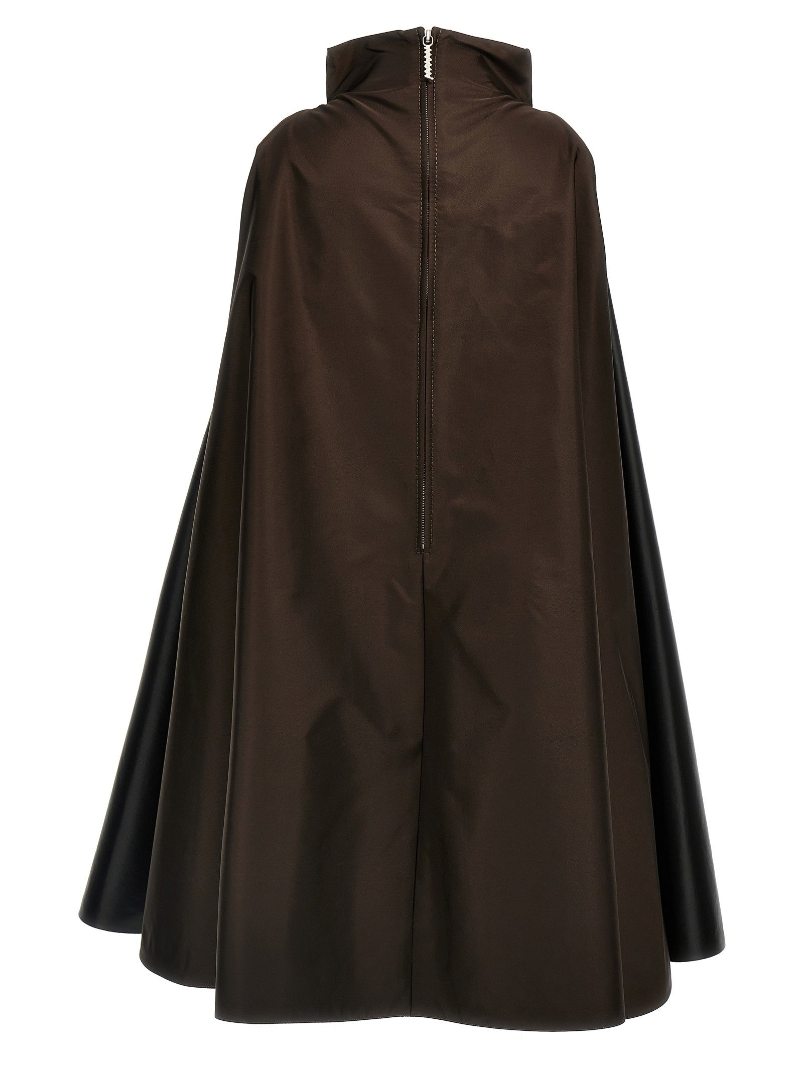 Marni Two Tone Trapeze Dress Gold