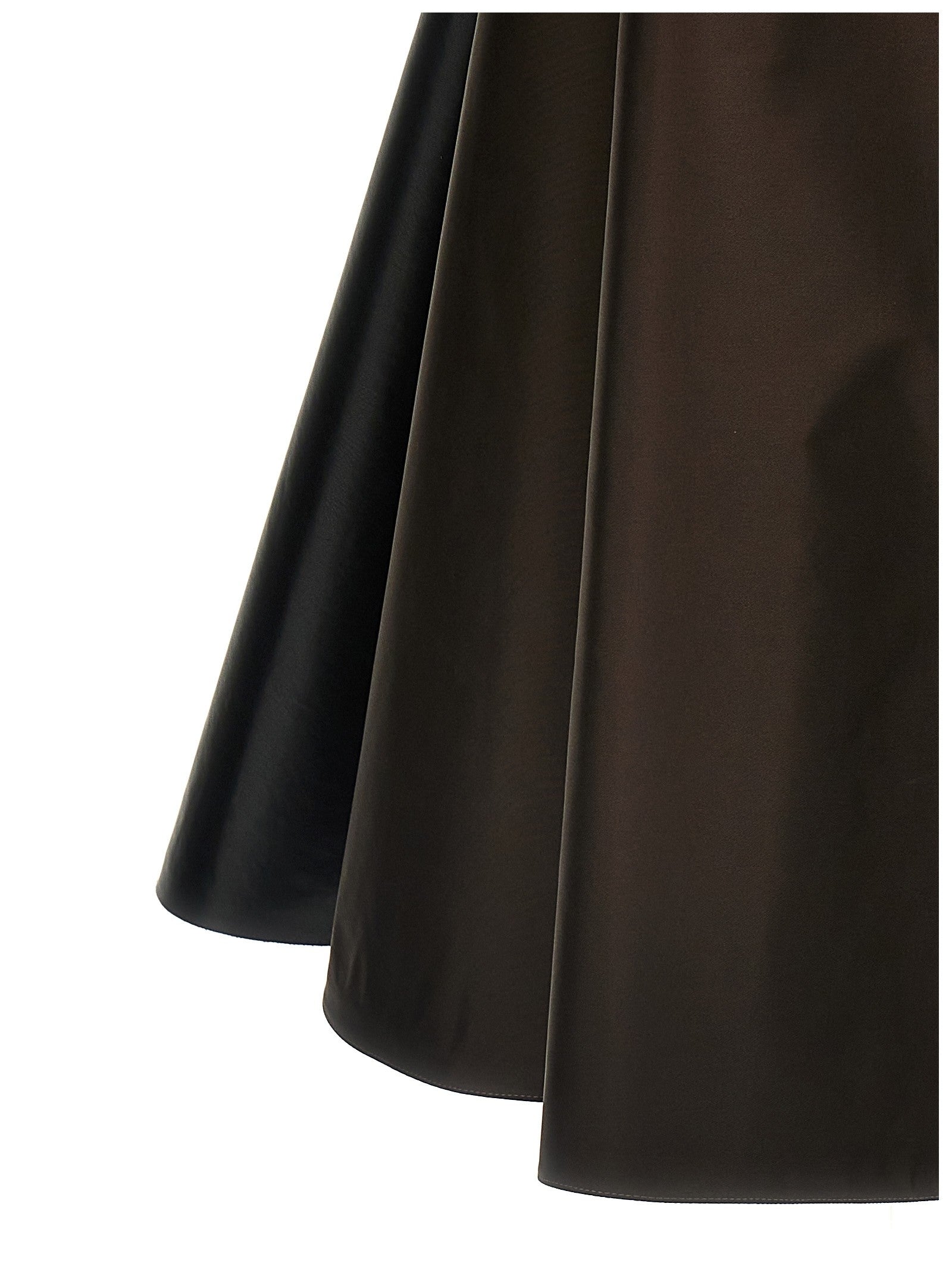 Marni Two Tone Trapeze Dress Gold