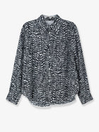 Bottega Veneta Women's Two Tone Viscose Shirt Black