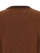 Maison Margiela Two Tone Wool Sweater Brown, view 5