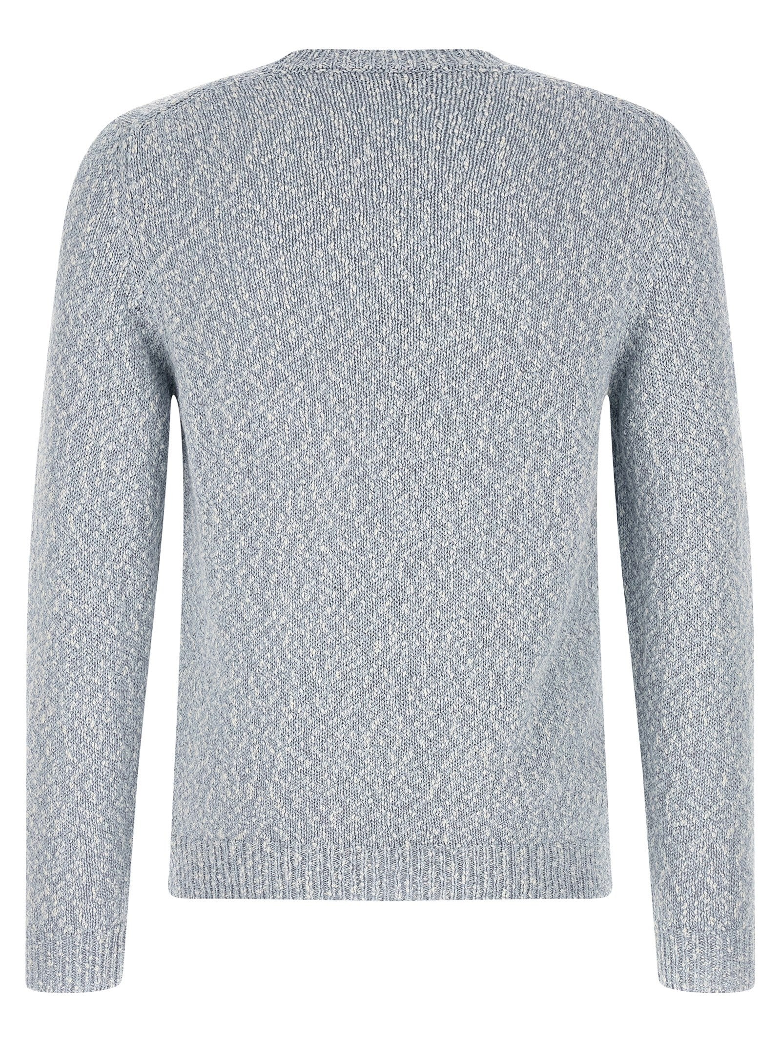 Zanone Two Tone Yarn Sweater Blue