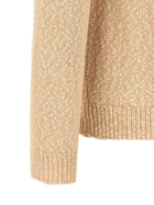 Zanone Two Tone Yarn Sweater Beige, view 4