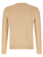 Zanone Two Tone Yarn Sweater Beige, view 2